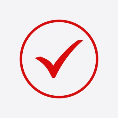 onay işareti simgesi.