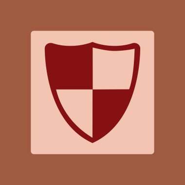 Koruyucu kalkan simgesi.