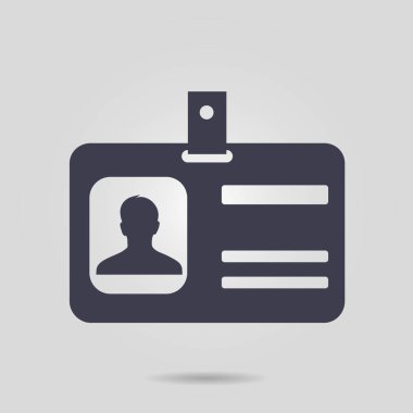 Kimlik kartı sembolü.