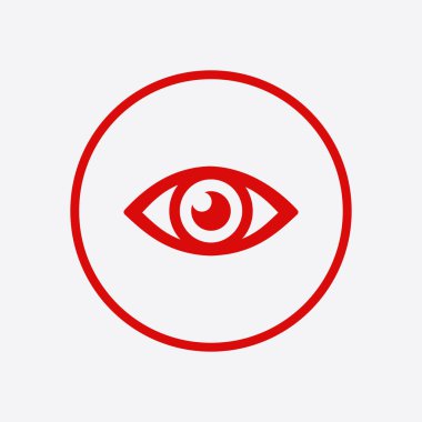 Göz işareti simgesi.