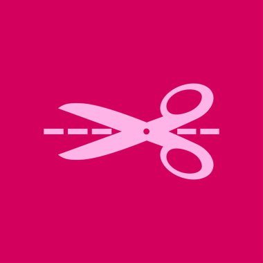 Makas işareti simgesi.