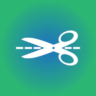 Makas işareti simgesi.