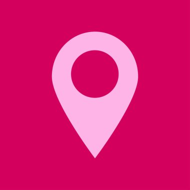 Yer işareti simgesi.