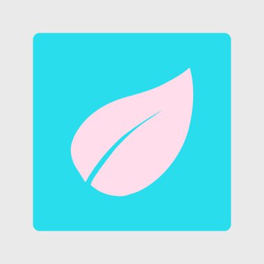 Yaprak işareti simgesi.