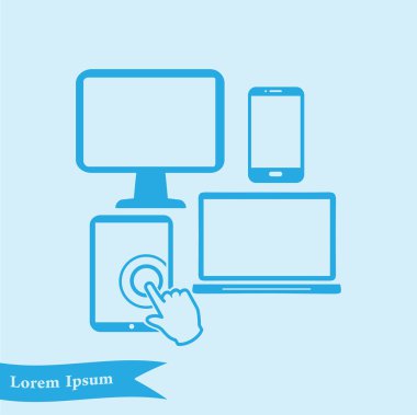 Elektronik cihazlar sembolü.