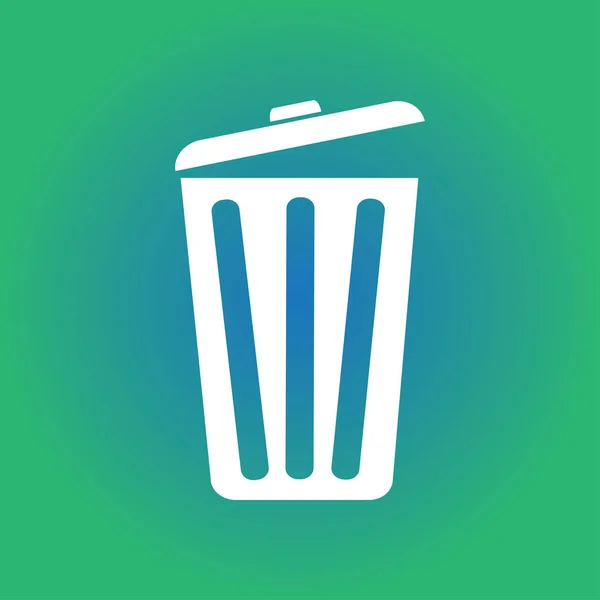 Symbol znaku śmieci — Wektor stockowy