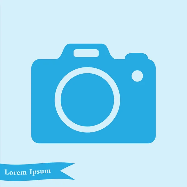 Front photo camera. — Stock Vector