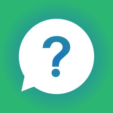 Soru işareti simgesi simgesi.