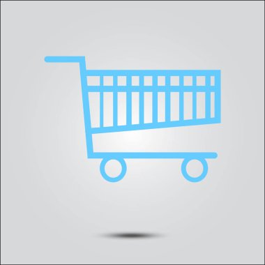 alışveriş grafik simgesi.