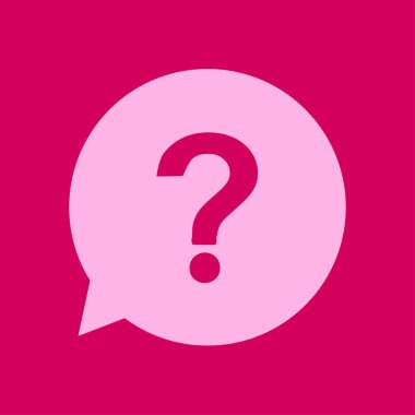 Soru işareti simgesi simgesi.