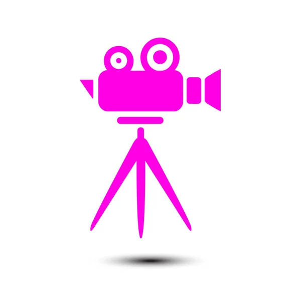 Film kamerasymbol. — Stock vektor