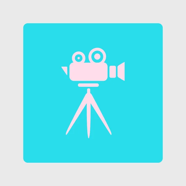 Símbolo cámara de cine . — Vector de stock