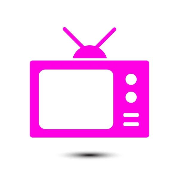 Pictogram van tv. — Stockvector