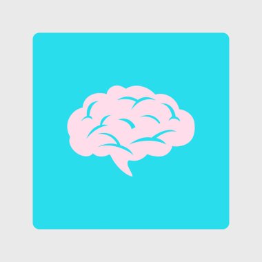 Beyin simgesi simgesi.