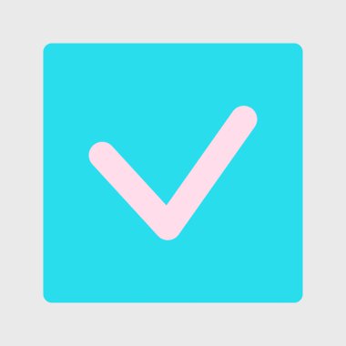 Evet işareti sembolü.