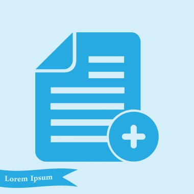 Belge işareti simgesi.