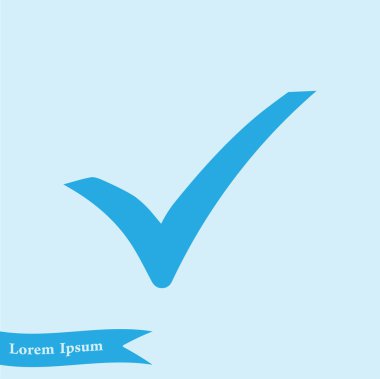 onay işareti simgesi.