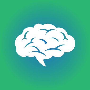 Beyin simgesi simgesi.