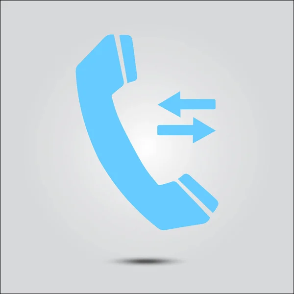 Telefon skylt symbol — Stock vektor