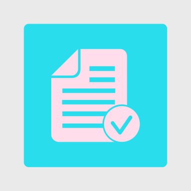 Belge işareti simgesi.