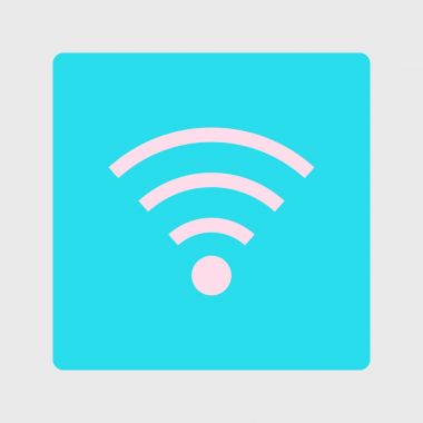 WiFi işareti simgesi.