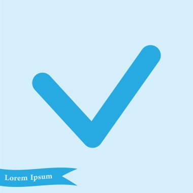 Evet işareti sembolü.