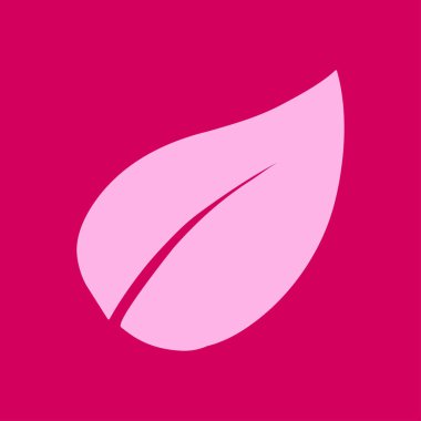 Yaprak işareti simgesi.