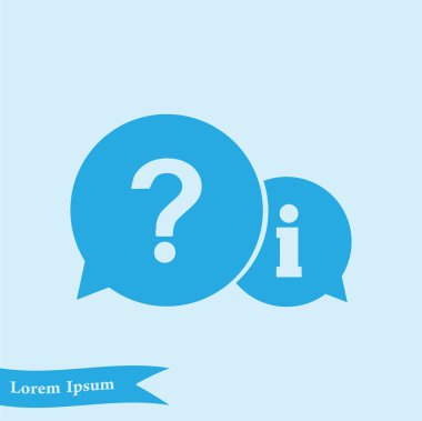 ünlem işareti ve soru mesajları.