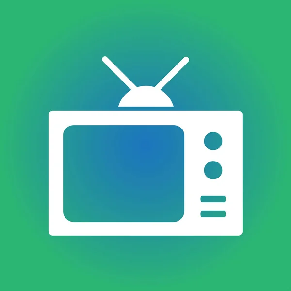 Pictogram van tv. — Stockvector