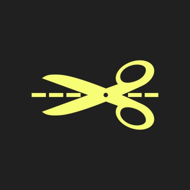 Makas işareti simgesi.