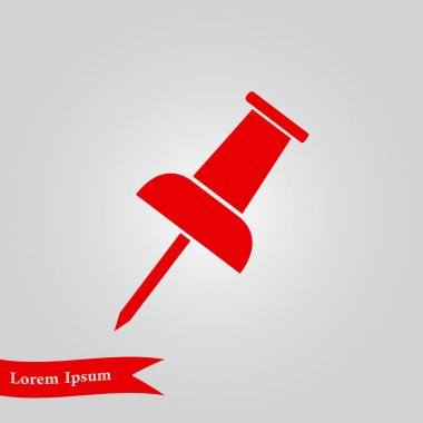 PIN işareti simgesi itmek.