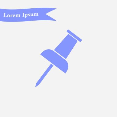 PIN işareti simgesi itmek.