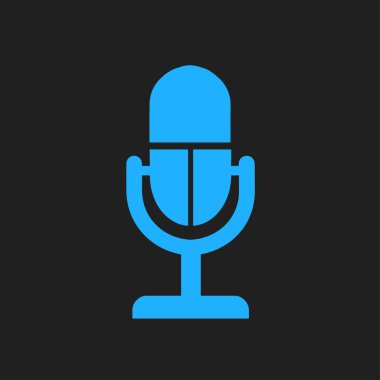 Mikrofon işareti simgesi.