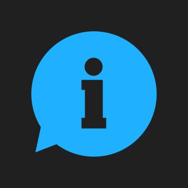 bilgi işareti simgesi.