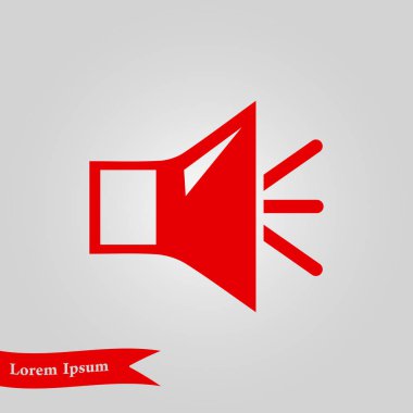 Ses işareti simgesi.