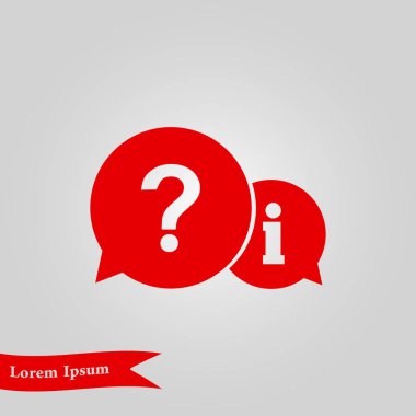 ünlem işareti ve soru mesajları.