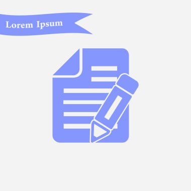 Belge işareti simgesi.