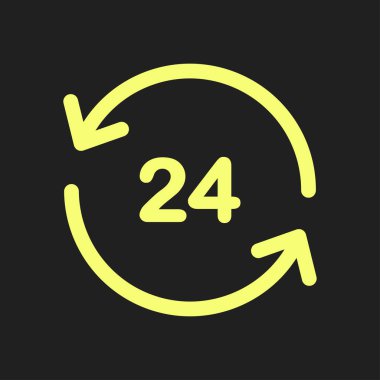 Saat bir gün simgesini açın..