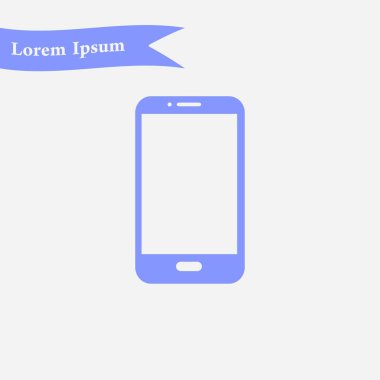 Smartphone işareti simgesi.