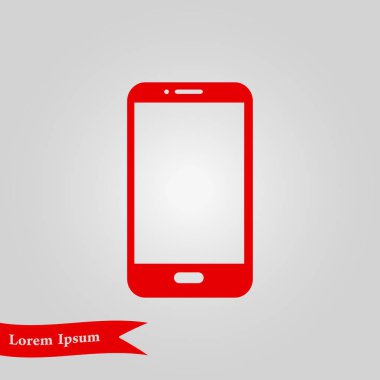 Smartphone işareti simgesi.