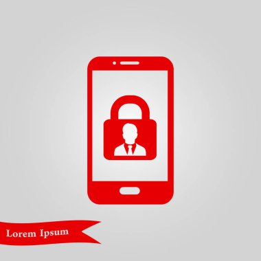 Kimlik işareti simgesi.