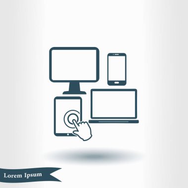 Elektronik cihazlar sembolü.