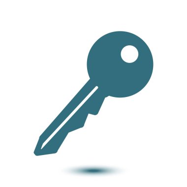 Kilit işareti simgesi.