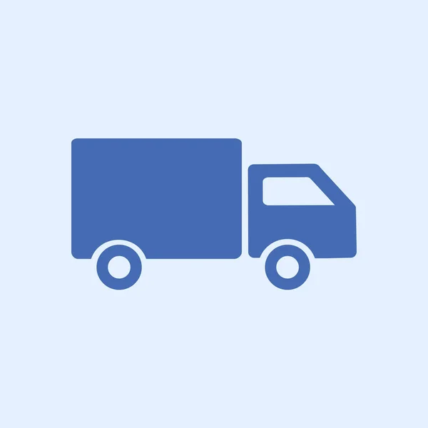 Знак грузовика доставки . — стоковый вектор