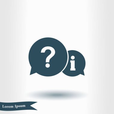 ünlem işareti ve soru mesajları.