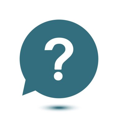 Soru işareti simgesi simgesi.