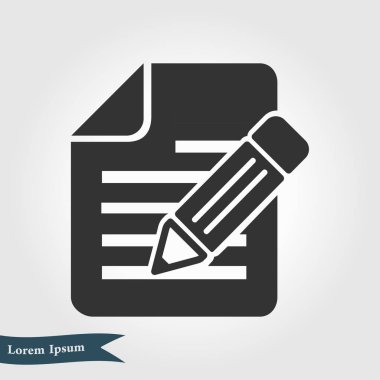 Belge işareti simgesi.