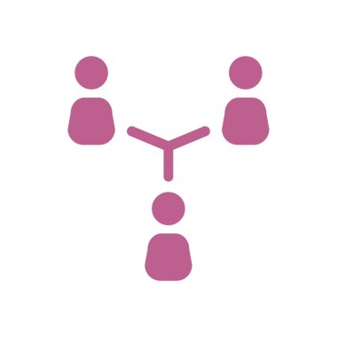 İletişim konsepti. Sosyal ağ tek simgesi. Küresel teknoloji İş dünyasındaki sosyal bağlantılar ağı.