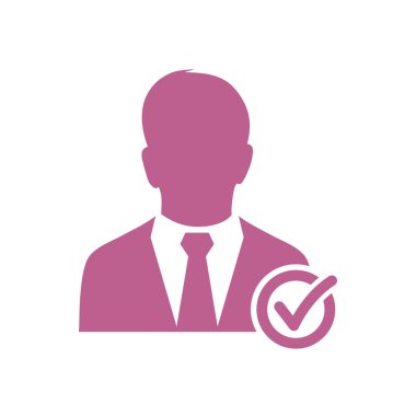 Kullanıcı işareti simgesi ekleyin. Arkadaş simgesi eklemek. Düz tasarım stili.