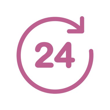 Saat saat etrafında bir gün simgesini açın..